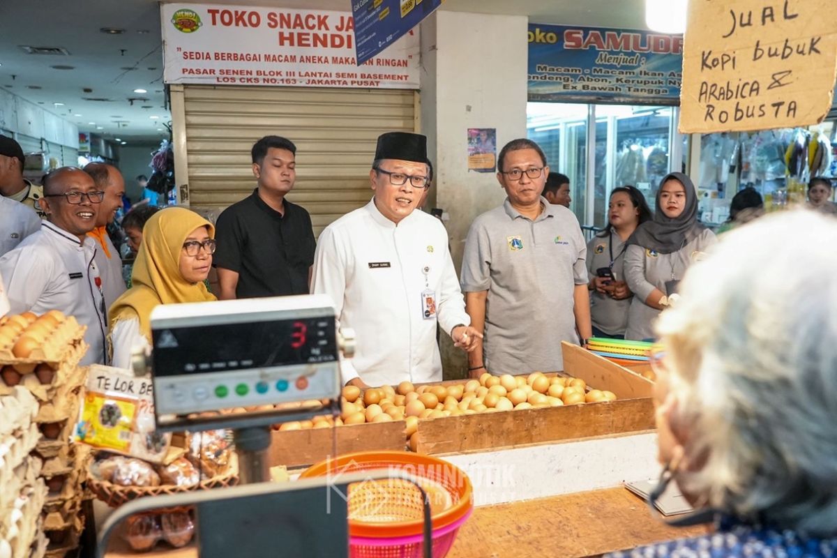 Wali Kota Jakpus pantau harga dan stok pangan jelang Ramadhan