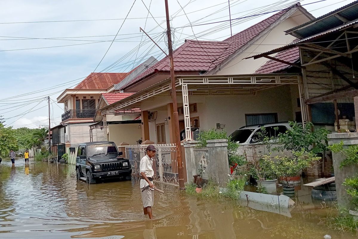 Puluhan rumah di jalan Delima Kota Gorontalo terendam banjir
