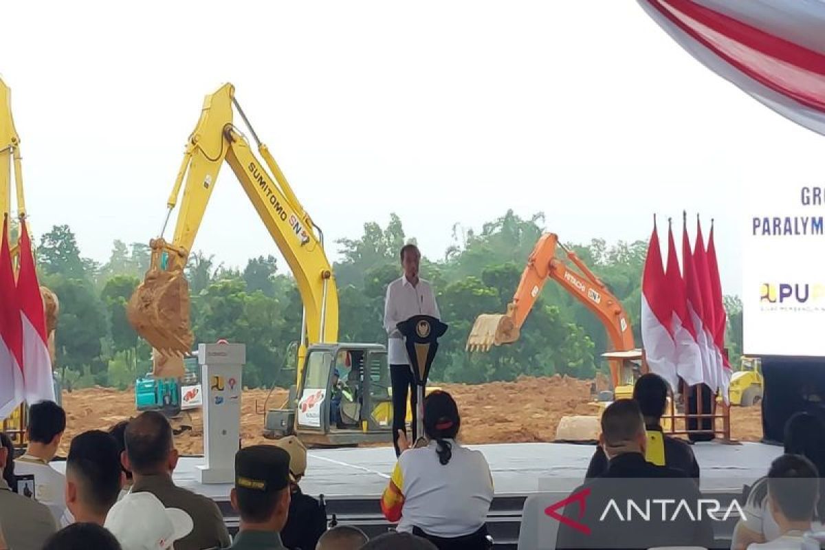 Presiden Jokowi tandai pembangunan Paralympic Training Center di Karanganyar