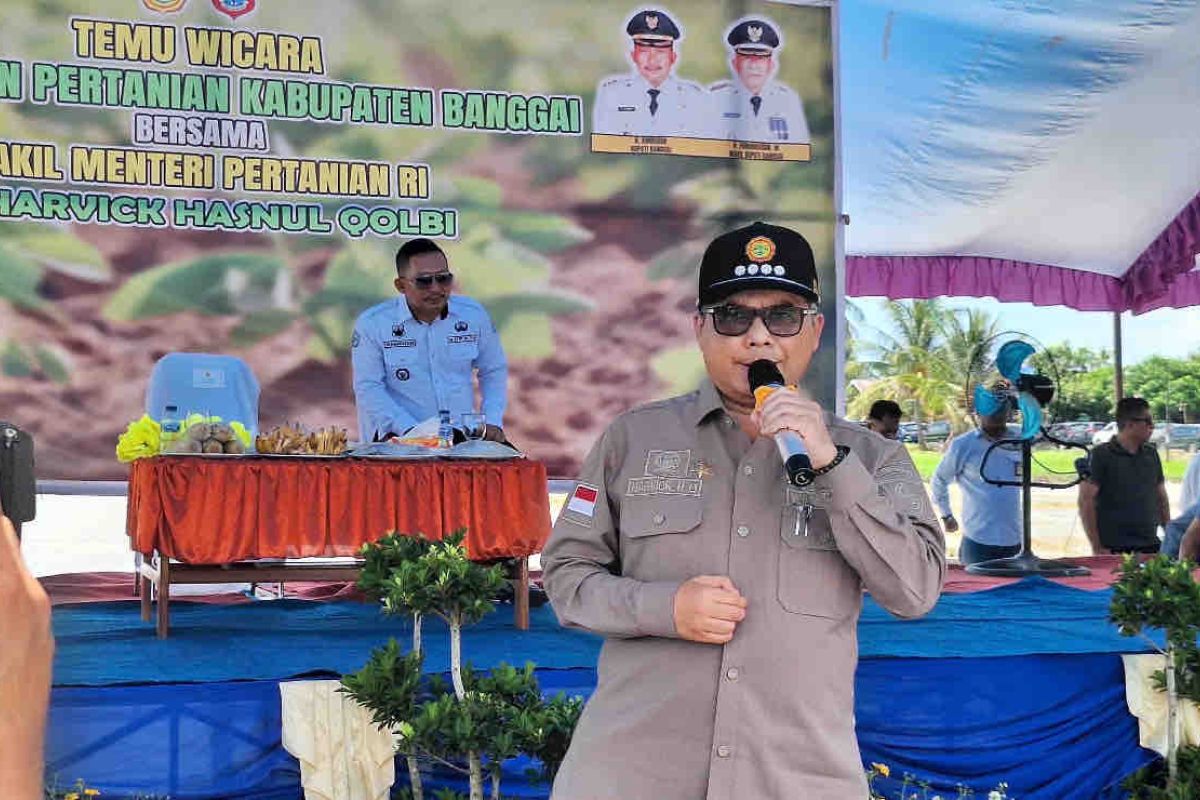 Wamentan berharap Kabupaten Banggai bisa jadi penyangga pangan IKN