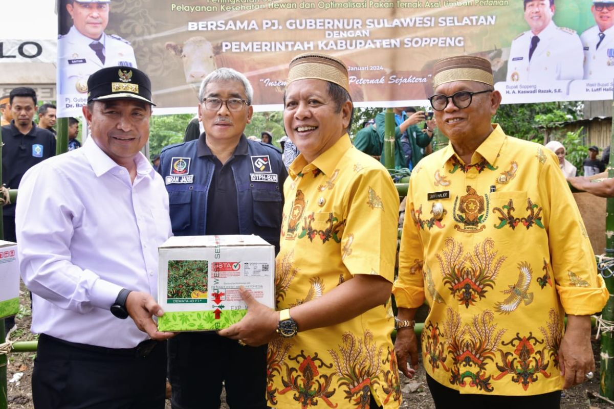 Gubernur Sulsel mengapresiasi Bupati Soppeng sertifikasi cabai Tampaning