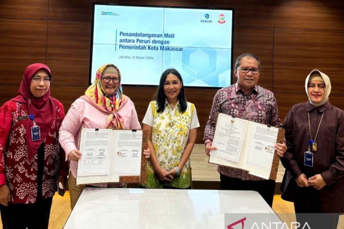 Pemkot Makassar dan Peruri teken MoU digitalisasi layanan pemerintahan