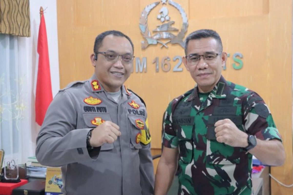 Kapolres TTS pastikan sinergi TNI/Polri tetap terjaga