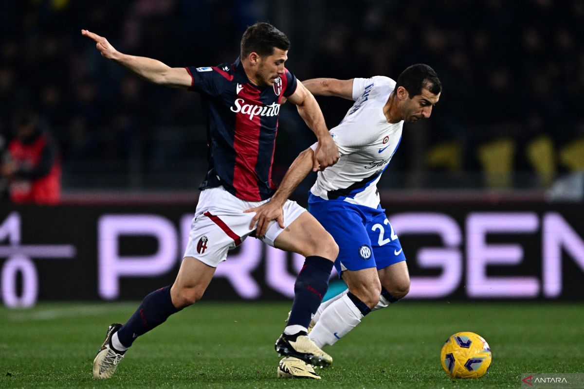 Inter Milan raih kemenangan tipis 1-0 dari markas Bologna