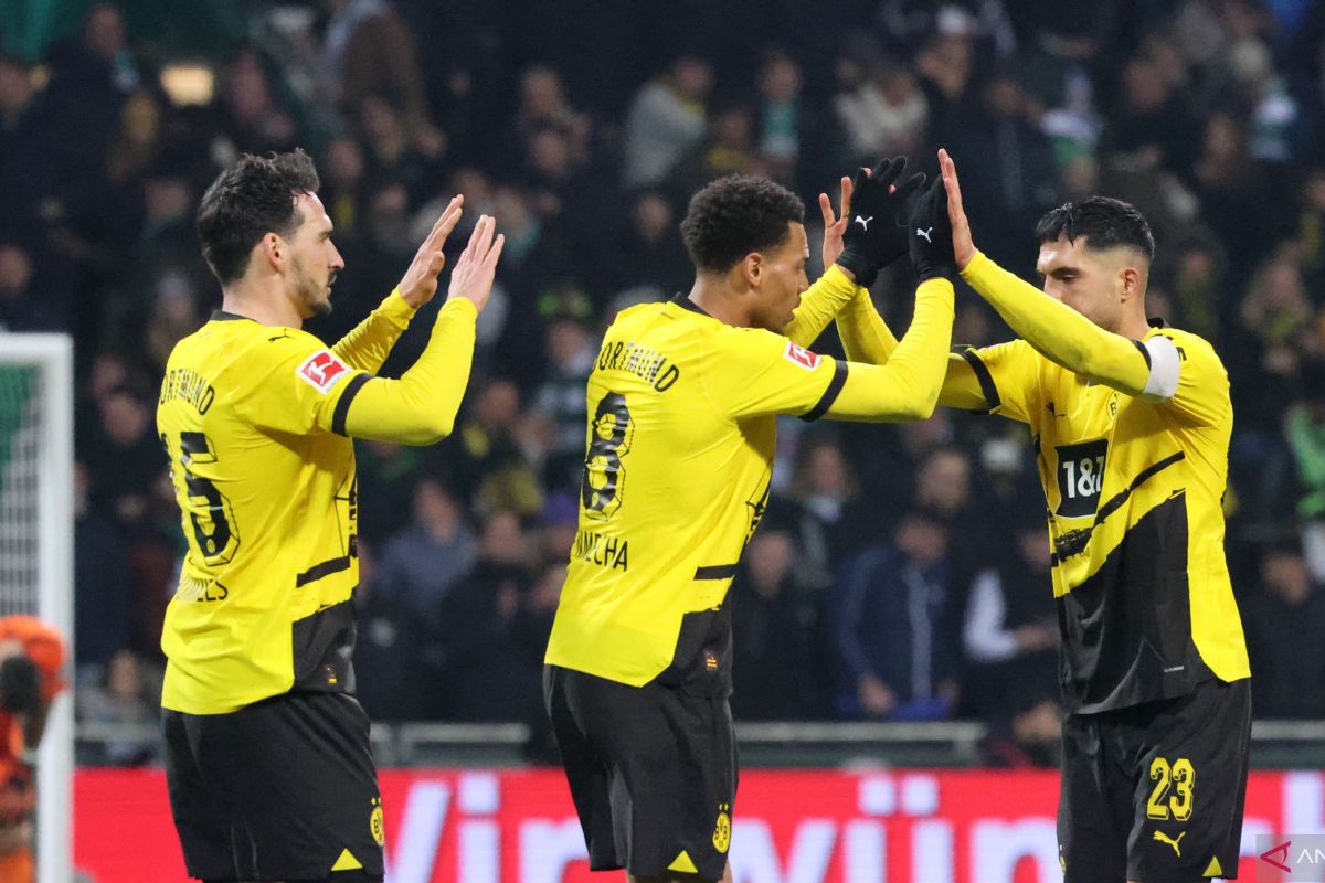 Sempat tertinggal dua gol, Dortmund berhasil menang 4-2 atas Bochum