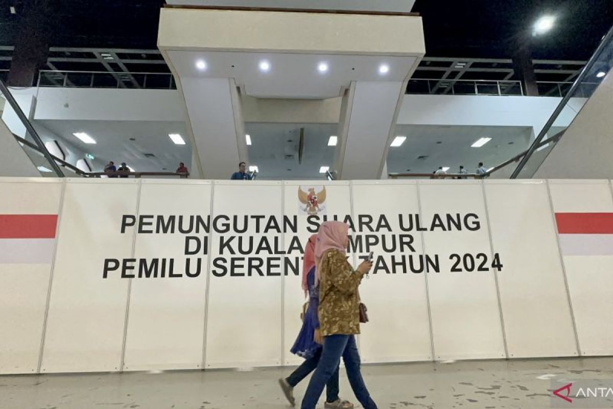 WNI datangi WTC Kuala Lumpur hingga sore coblos ulang Pemilu 2024