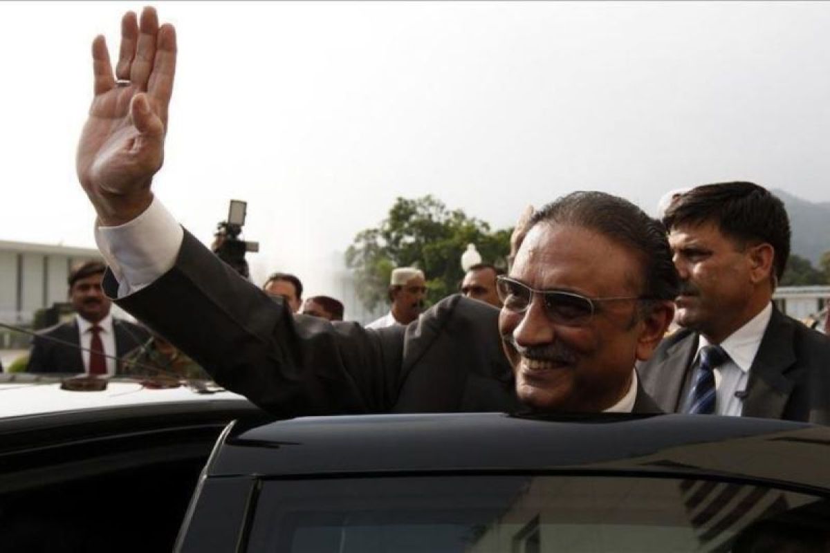 Asif Ali Zardari terpilih menjadi presiden baru Pakistan