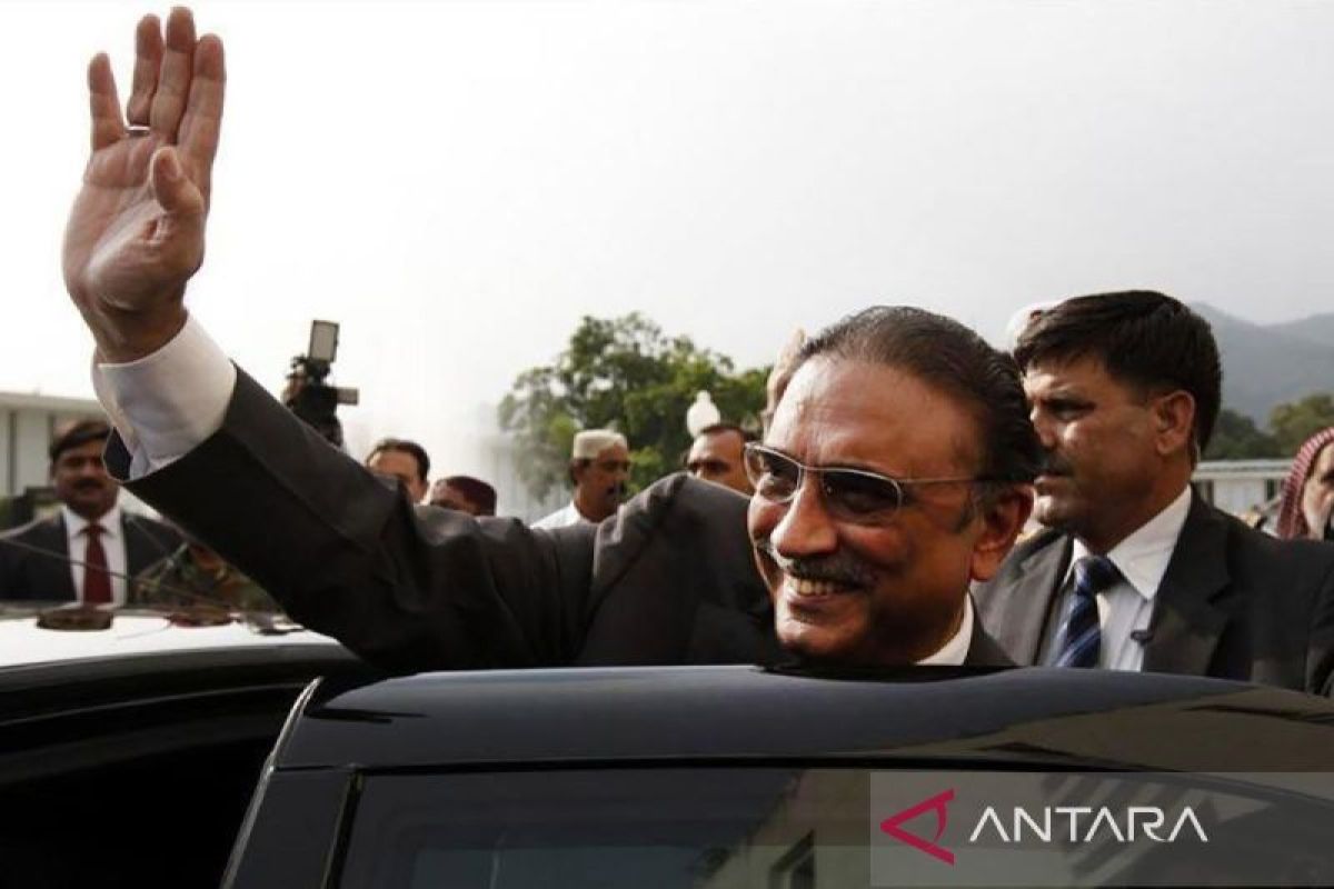 Asif Ali Zardari terpilih menjadi presiden baru Pakistan