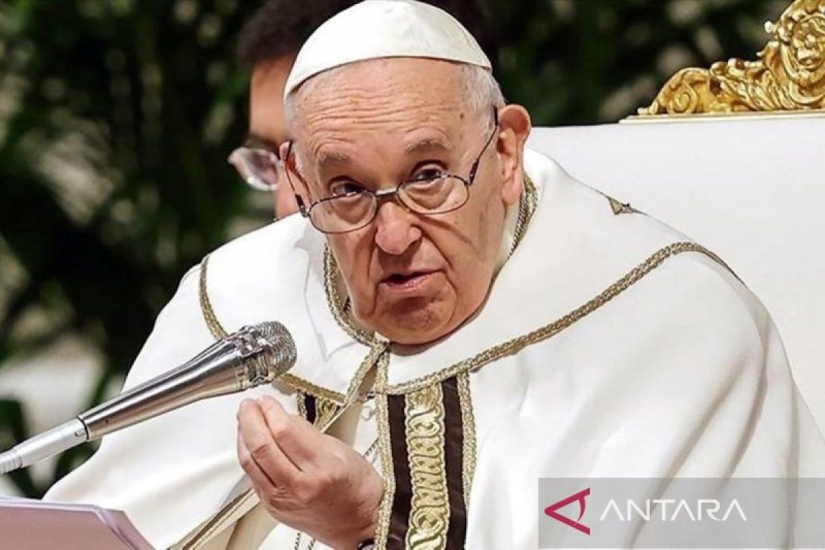 Paus Fransiskus ulangi seruan untuk gencatan senjata segera di Gaza