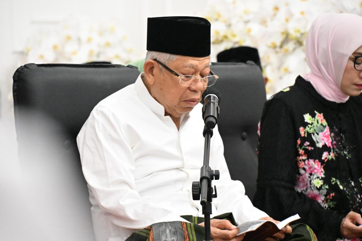 Wapres Ma'ruf rayakan milad ke-81 tahun dengan bertasyakur