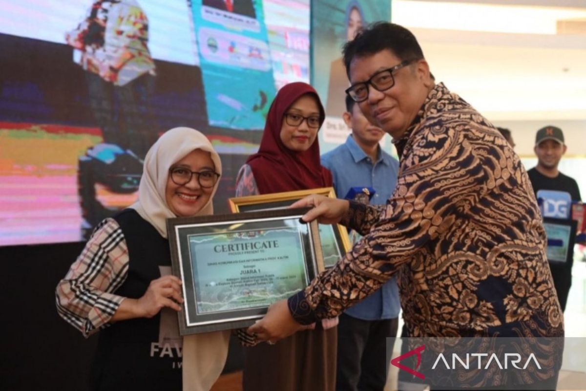 Diskominfo Kaltim raih juara stan terbaik  di Explore Borneo 2024