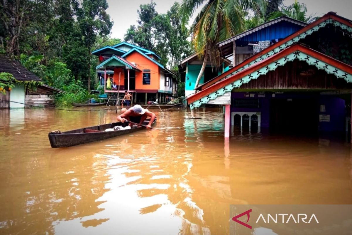 BNPB: Banjir masih rendam empat kecamatan di Melawi Kalbar