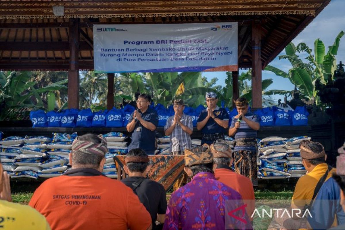 BRI bagikan 1.000 paket sembako untuk perayaan Nyepi di Bali