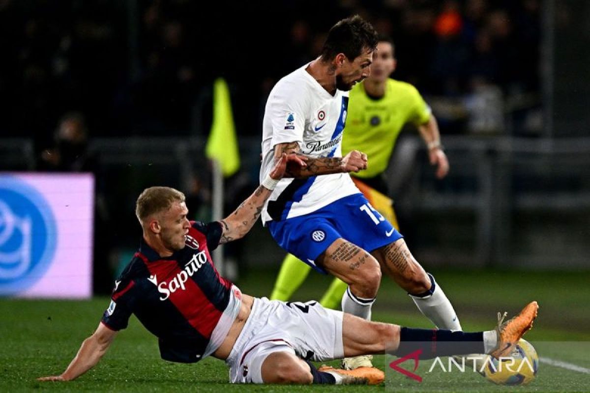 Hasil pertandingan dan klasemen Liga Italia: Inter unggul 16 poin, Juventus turun posisi