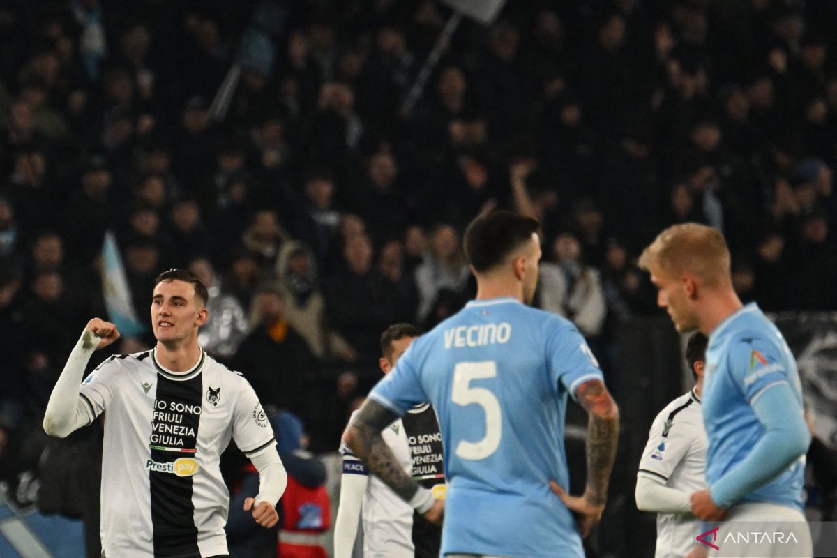 Udinese pulang dengan menang 2-1 dari kandang Lazio
