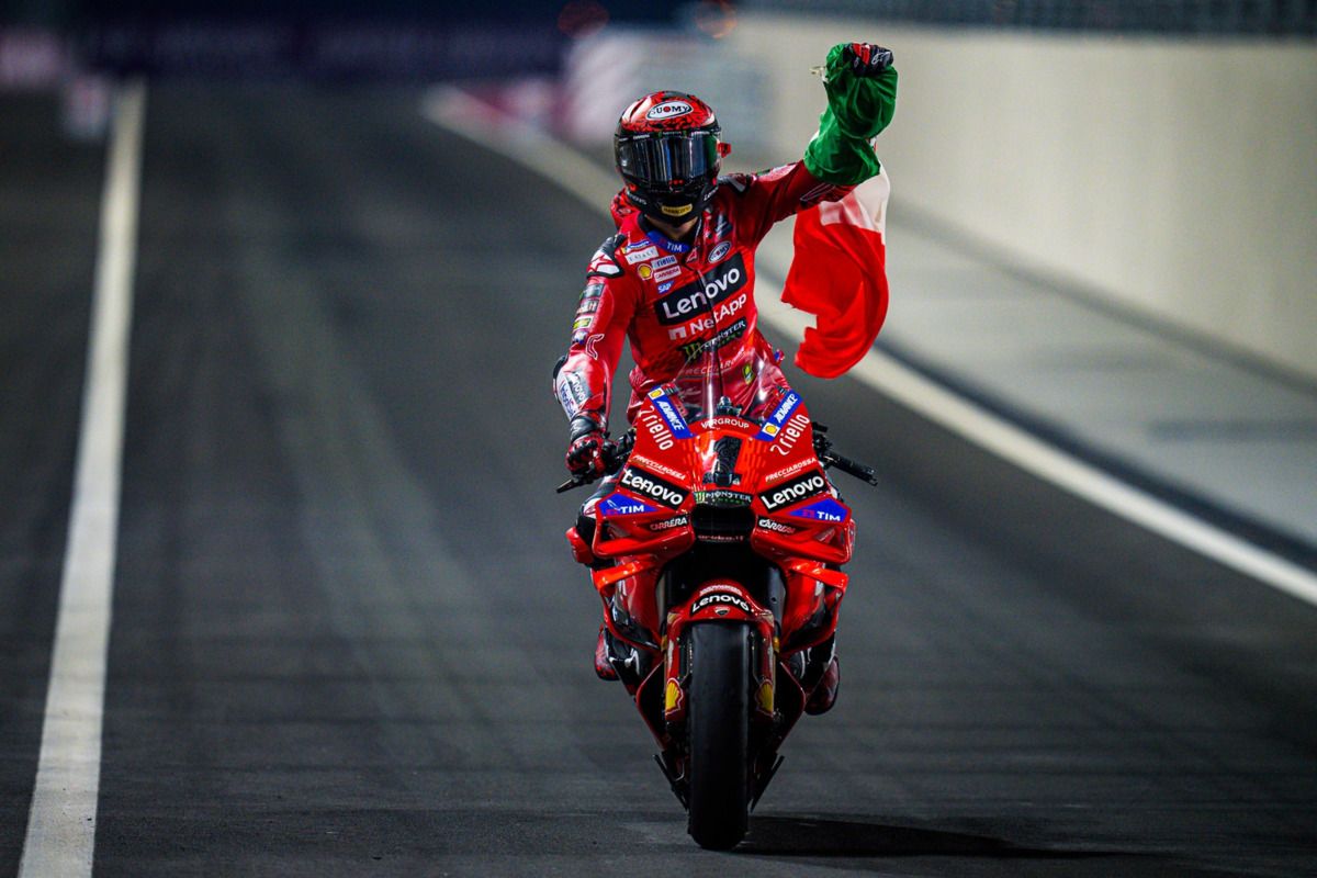 Ducati sebut Bagnaia berani ambil risiko demi raih kemenangan pada MotoGP Qatar