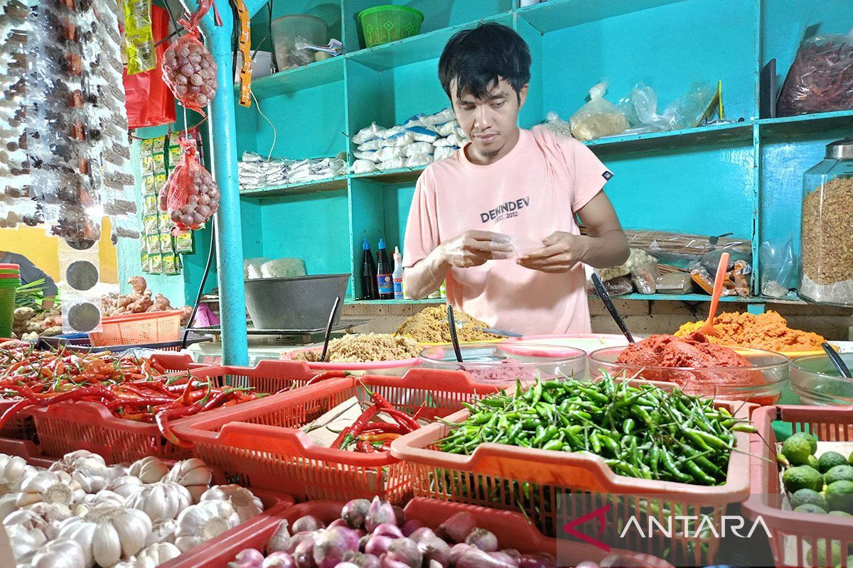 Awal Ramadhan, harga bahan pangan di Pasar Johar Baru Jakarta naik