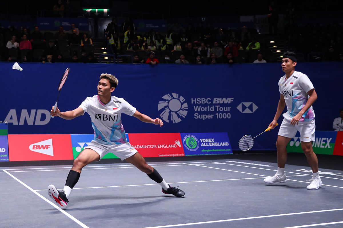 Bagas/Fikri menang pada babak pertama All England 2024