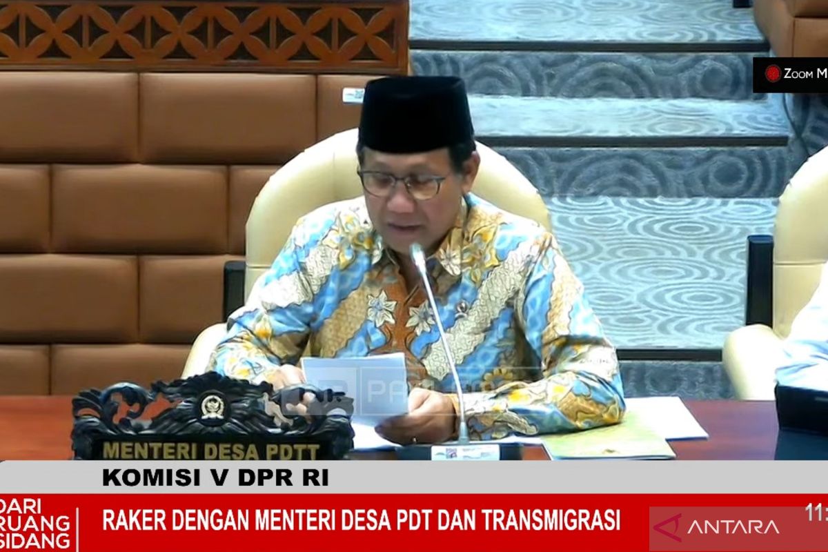 Mendes: Realisasi anggaran Kemendes tahun 2023 capai 98,13 persen