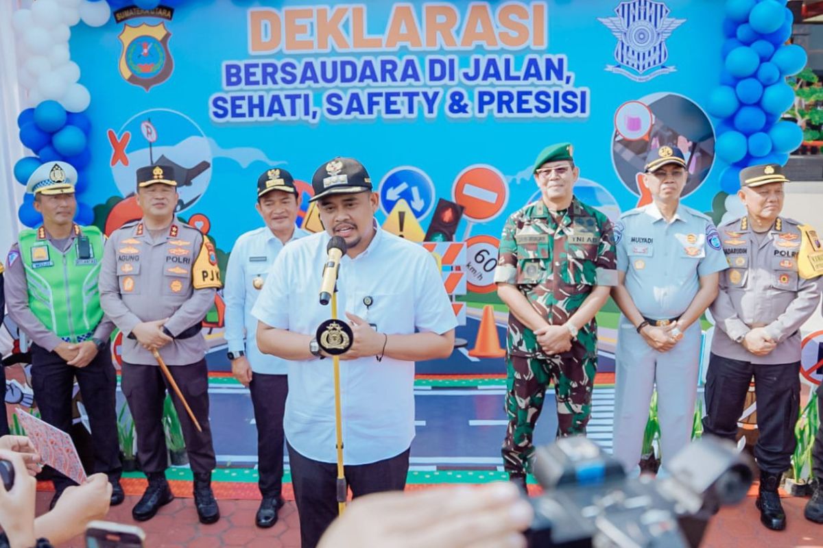 Wali Kota Medan: Wujudkan keselamatan berlalu lintas di jalan  raya