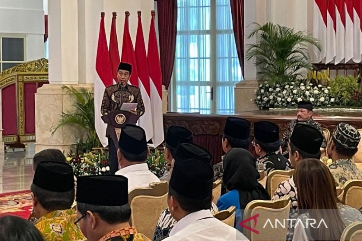 Presiden Jokowi berpesan agar dana zakat disalurkan tepat sasaran