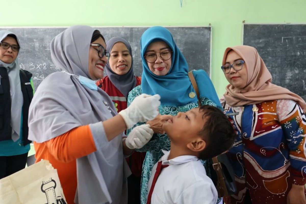 Jatim catat sebanyak 4,7 juta anak telah diimunisasi polio