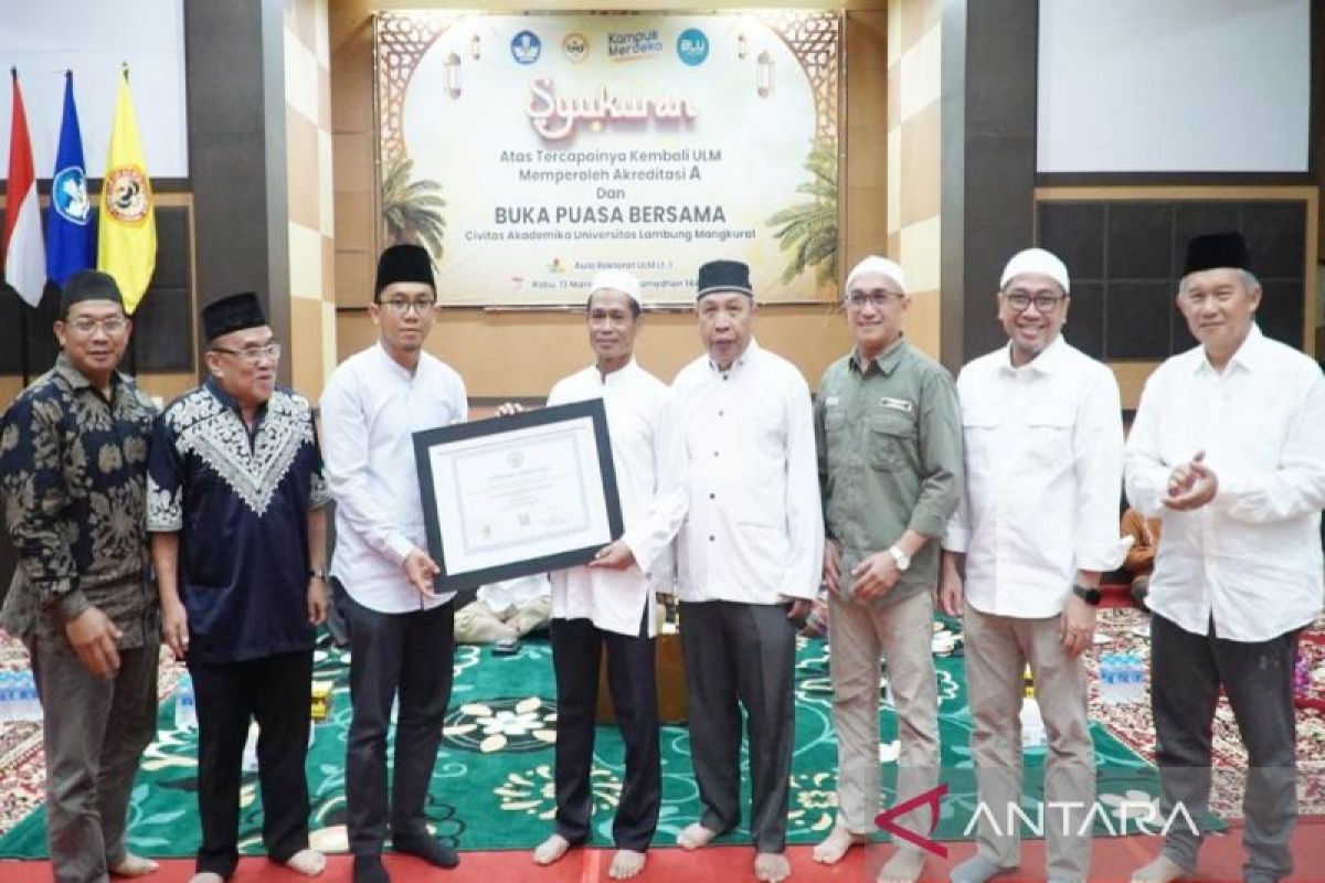 Lambung Mangkurat University maintains A accreditation for institution