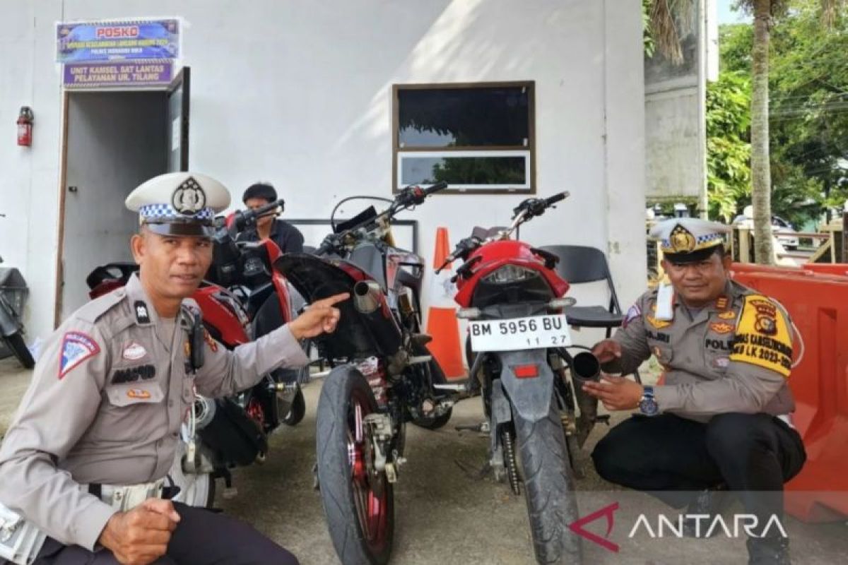 Polres Inhu tindak ratusan pelanggar lalu lintas