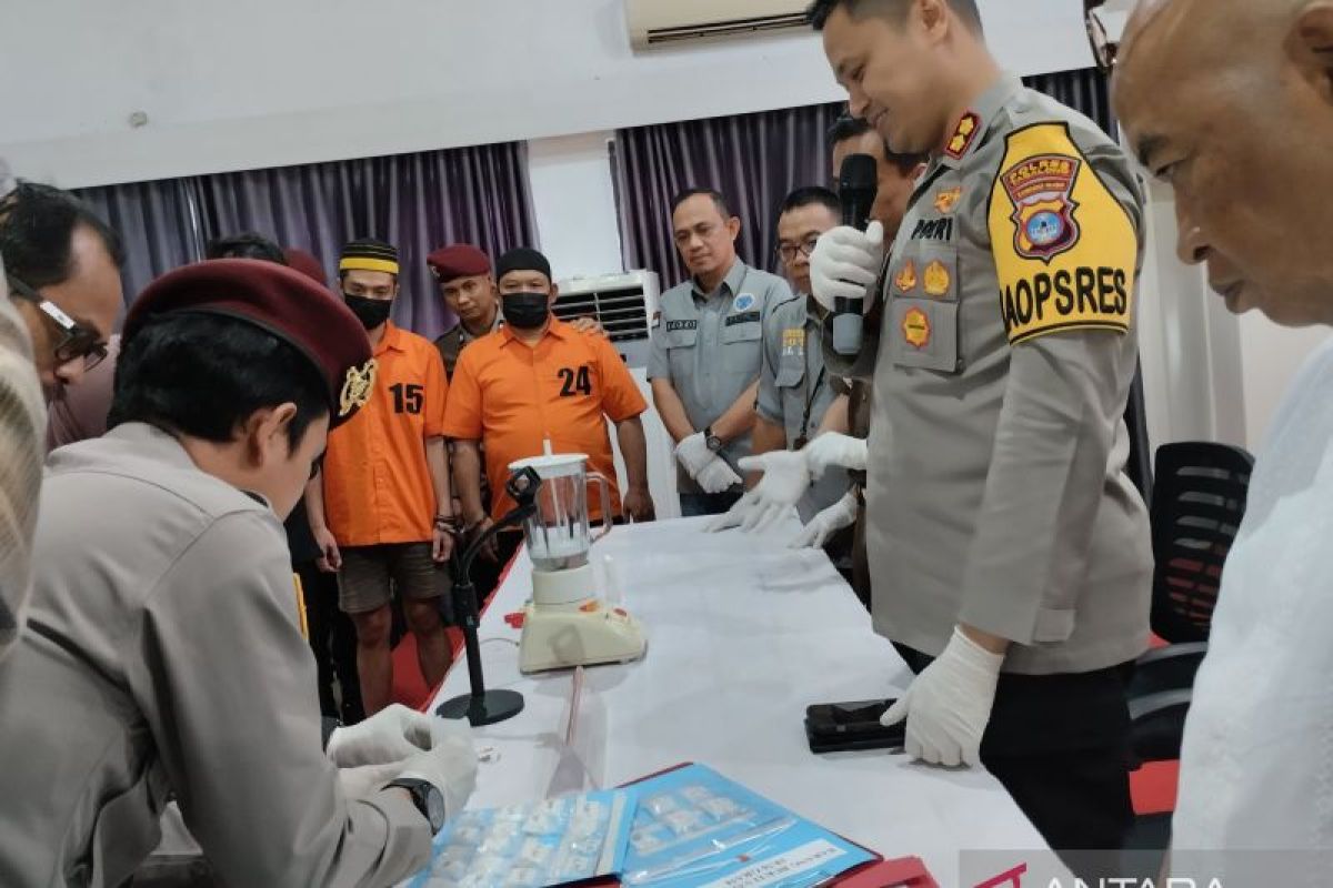 Polres Tabalong musnahkan 103,77 gram sabu milik dua tersangka narkotika