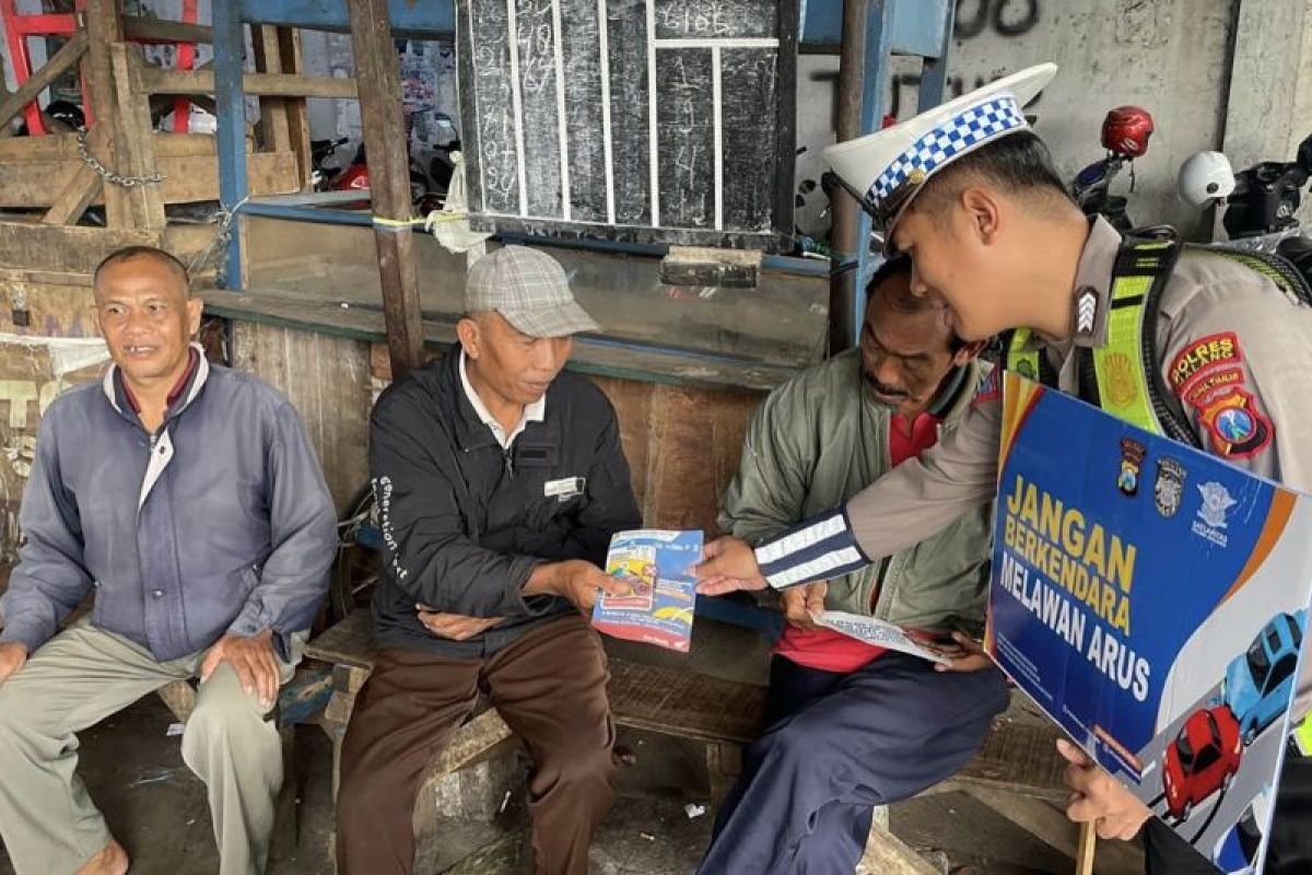 Polres Malang sosialisasi Operasi Keselamatan Semeru tekan kecelakaan