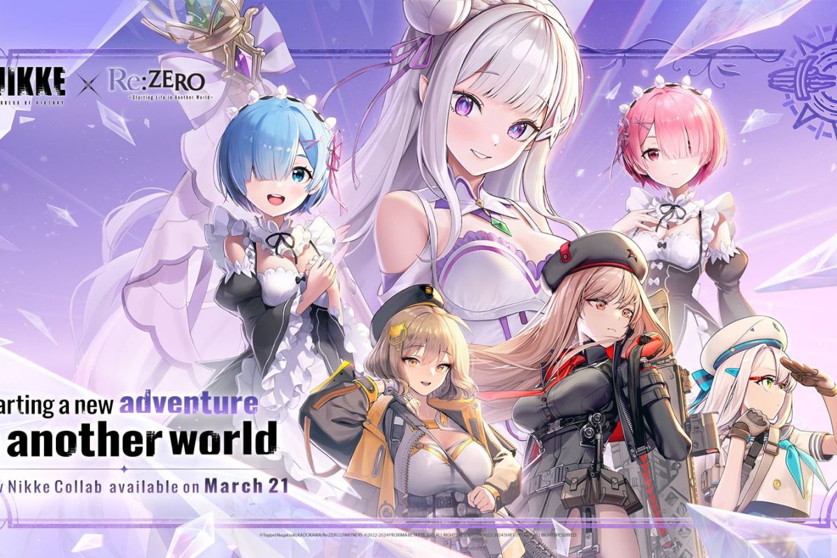 NIKKE rilis kolaborasi dengan serial anime “Re:ZERO” pada 21 Maret