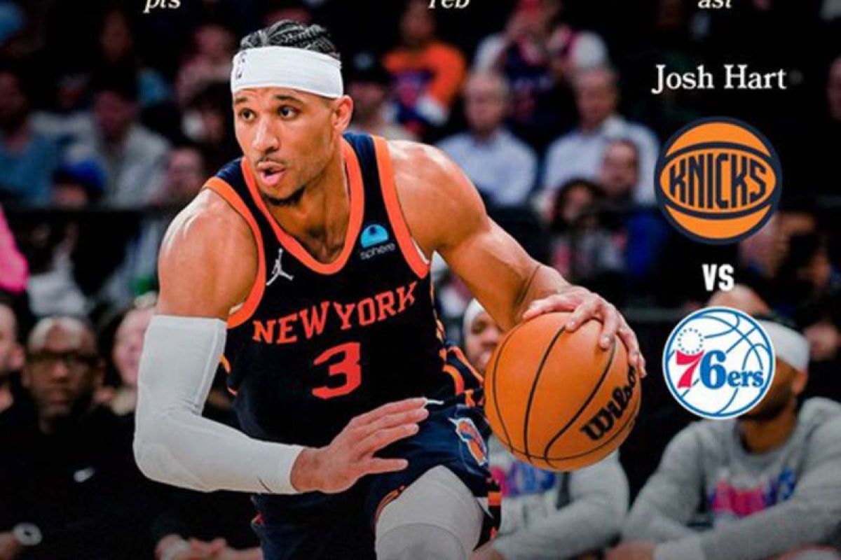 NBA: Triple-double Josh Hart bantu Knicks bungkam 76ers 106-79
