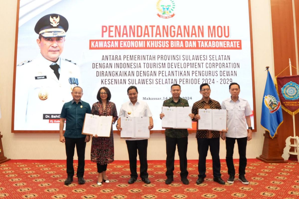 Pemprov Sulsel dan ITDC teken MoU KEK Bira-Takabonerate