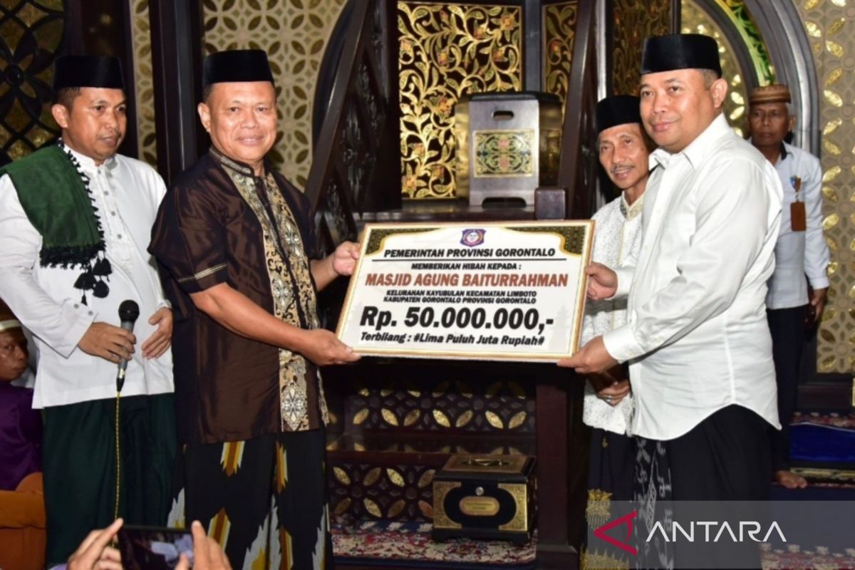 Gubernur Gorontalo: Masjid Agung Limboto harus berkembang pesat