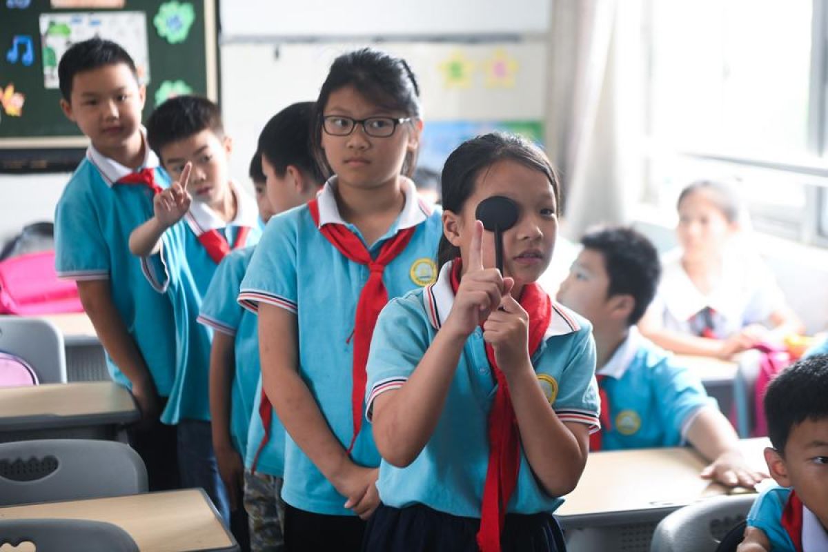Tingkat miopia di kalangan anak-anak dan remaja China alami penurunan