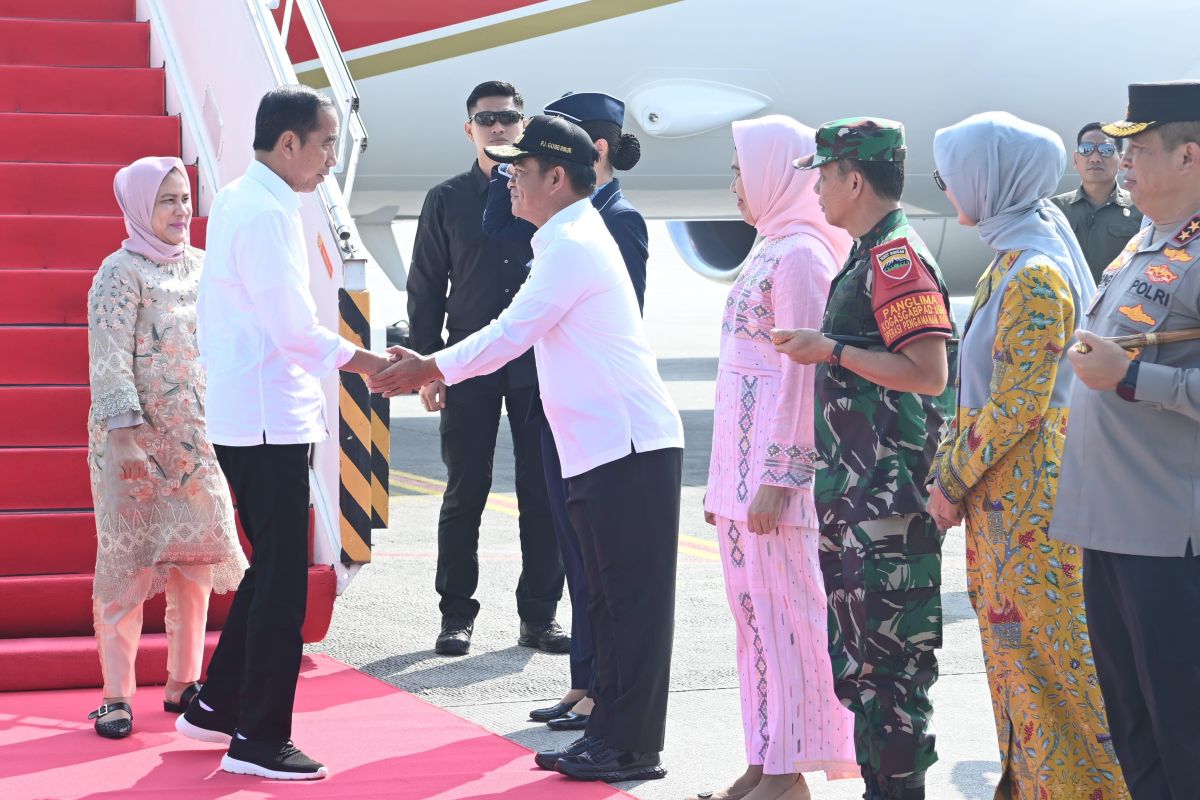 Presiden Joko Widodo resmikan pabrik minyak makan merah di Sumatera Utara