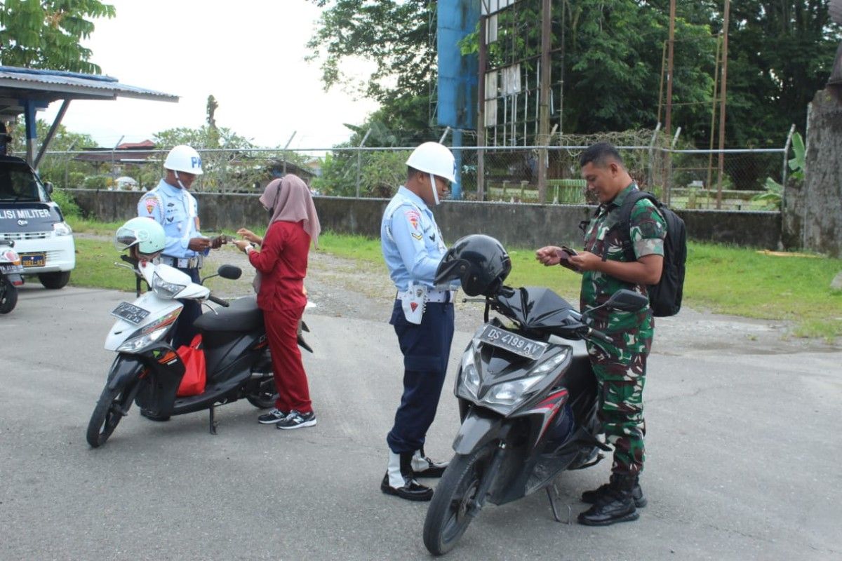 Pangkalan Udara TNI AU Timika gelar operasi tertib lalu lintas