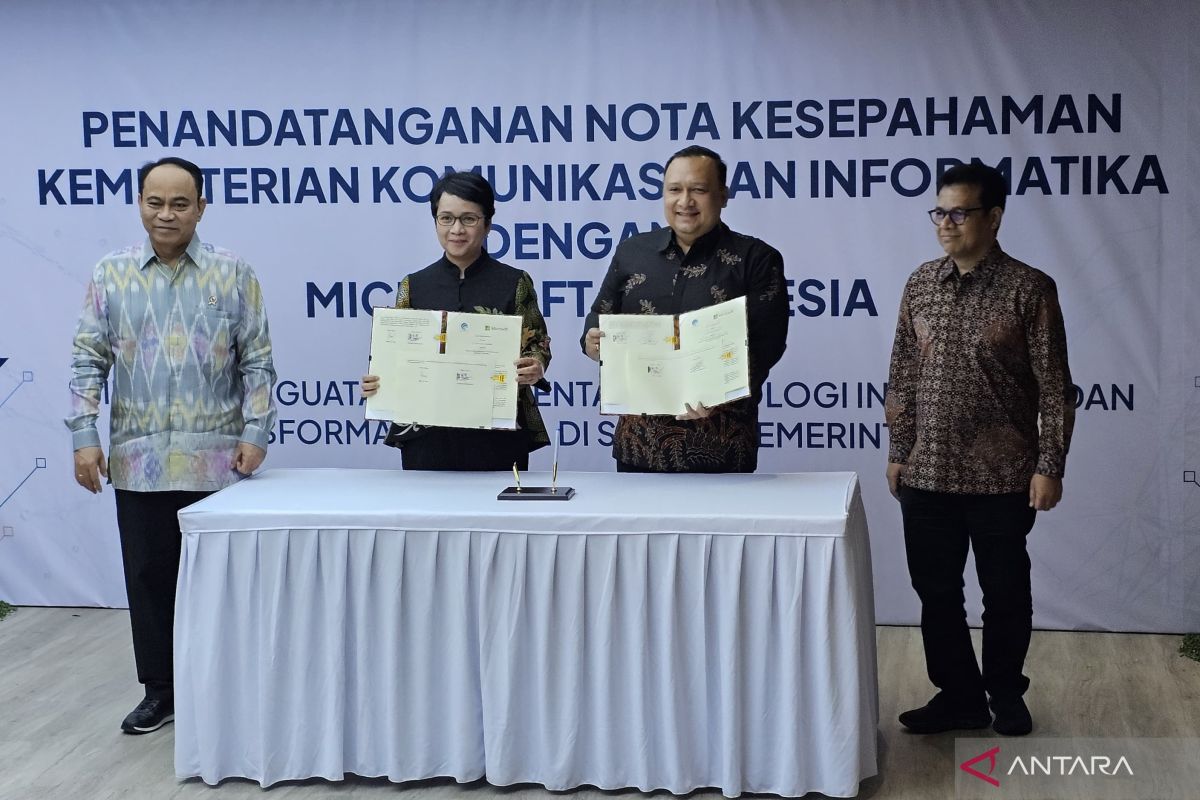 Kemenkominfo gandeng perusahaan teknologi genapi transformasi digital