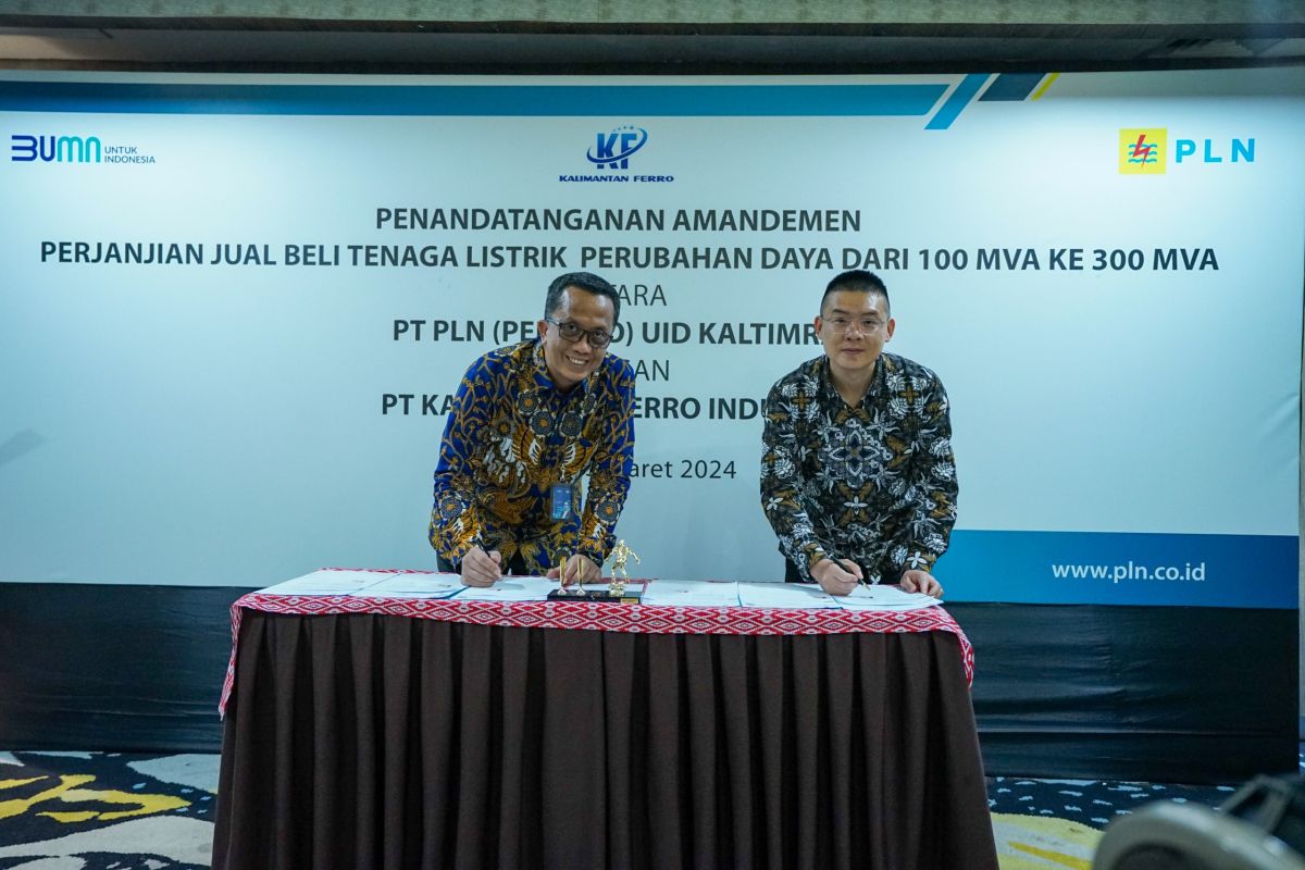 Terus dukung hilirisasi, PLN tambah daya listrik industri nikel di Kalimantan Timur