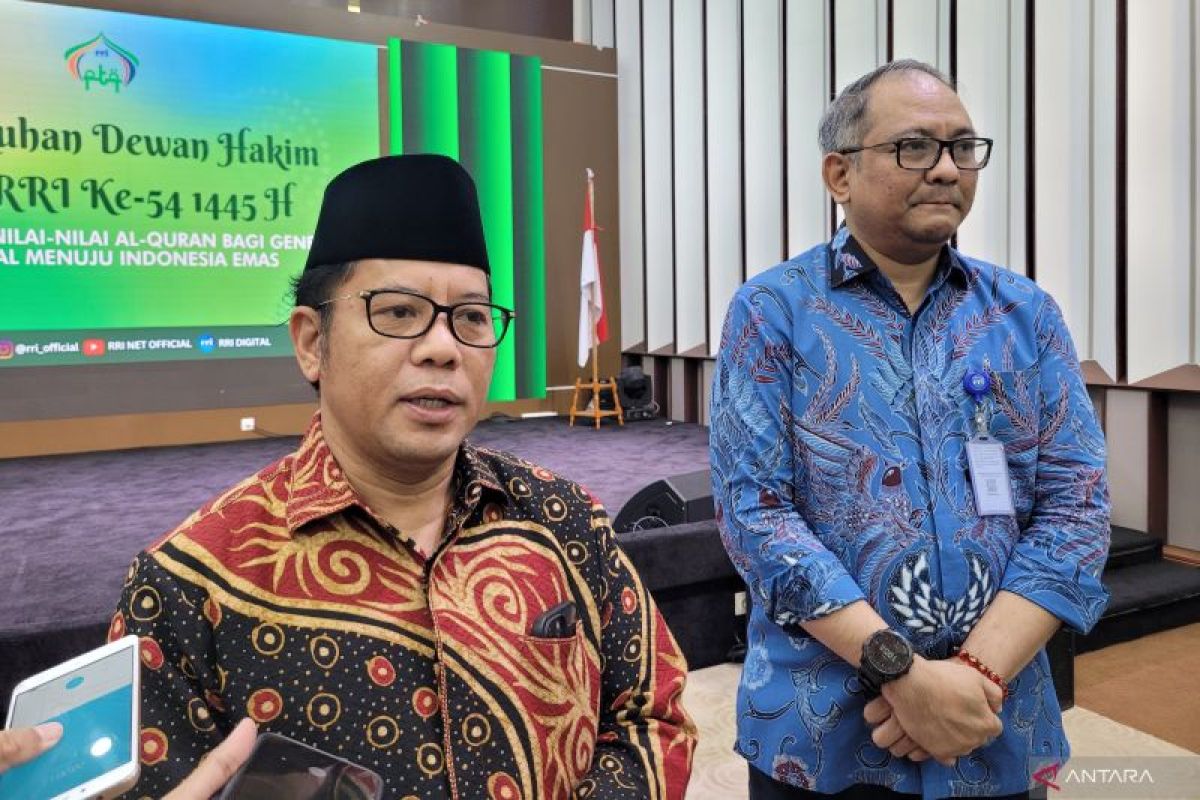 Kemenag: PTQ LPP RRI berperan penting dalam menanamkan nilai Al-Quran