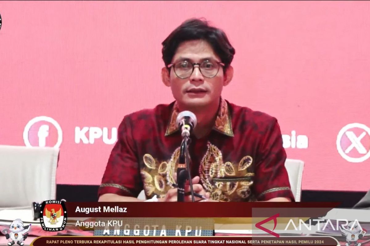 KPU RI sahkan  perolehan suara Prabowo-Gibran unggul di Sulawesi Utara