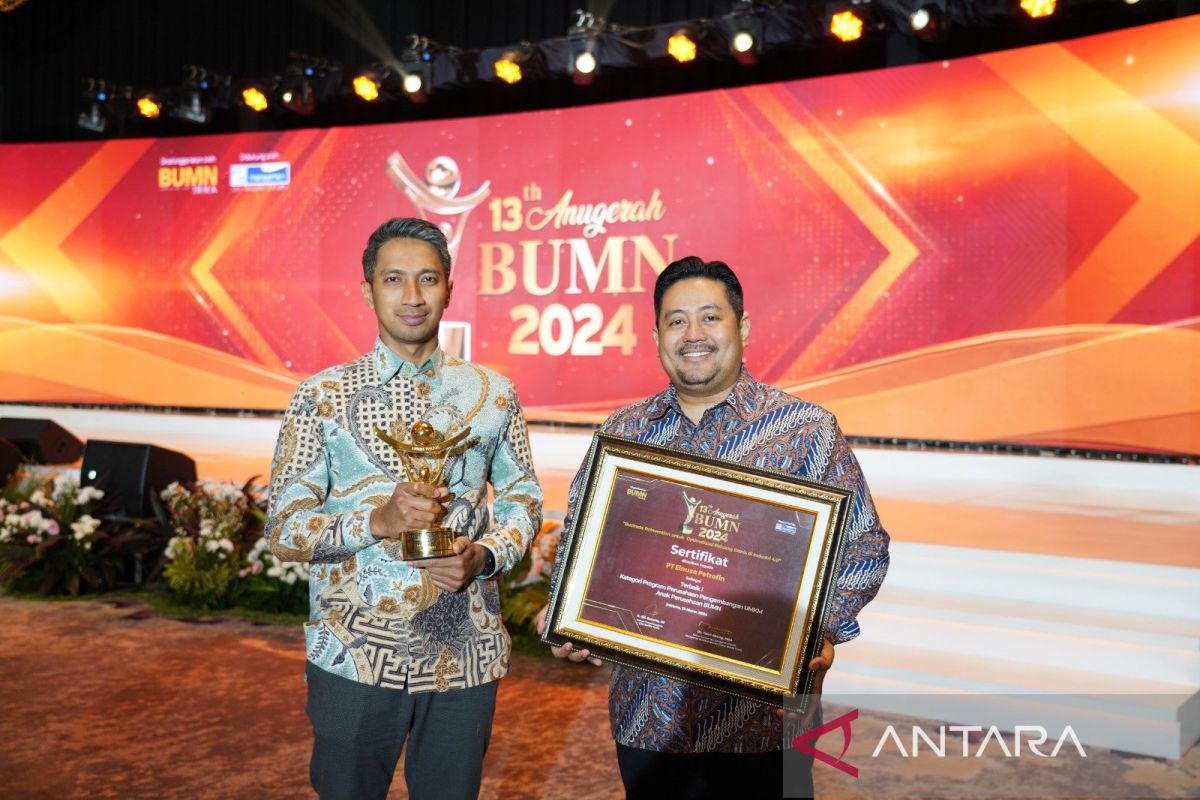 ASIAP Elnusa Petrofin juara pertama program pengembangan UMKM Anugerah BUMN 2024