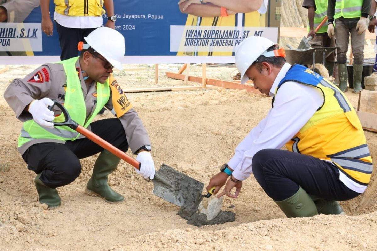 Kementerian PUPR bangun rusun untuk anggota Polda Papua di Koya