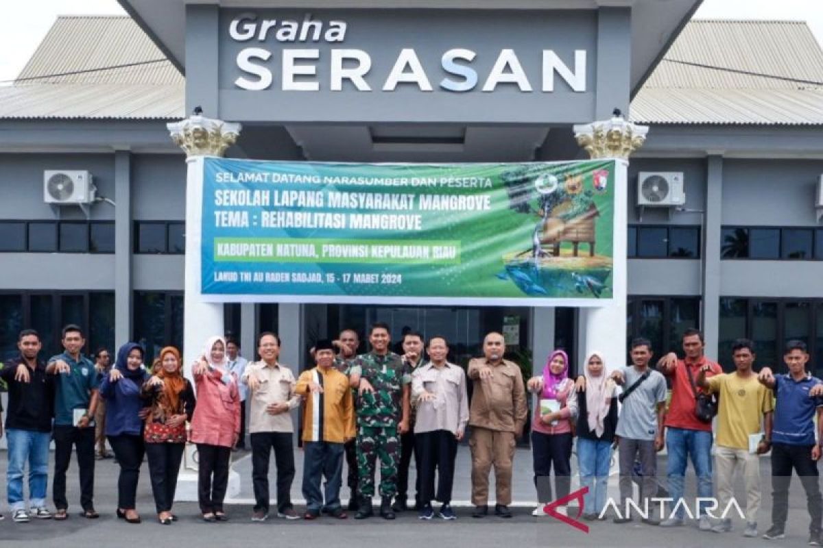 BRGM RI selenggarakan sekolah lapang masyarakat mangrove di Natuna