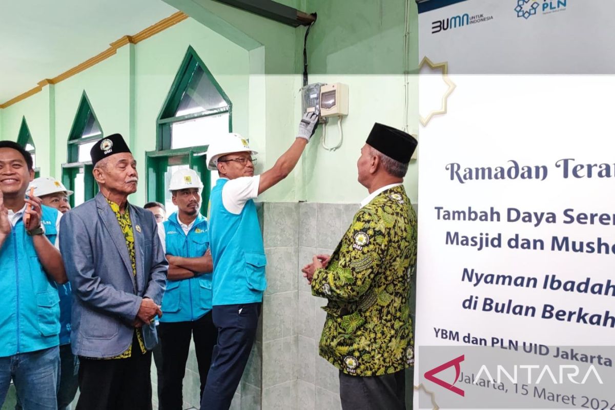 PLN gratiskan tambah daya listrik bagi 237 masjid di Jakarta