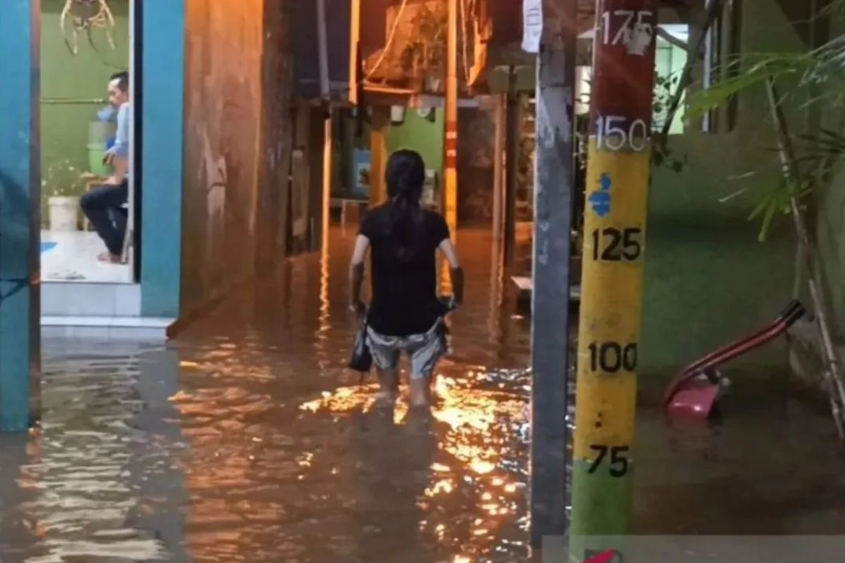 Sebanyak 13 RT di DKI Jakarta terendam banjir akibat hujan deras