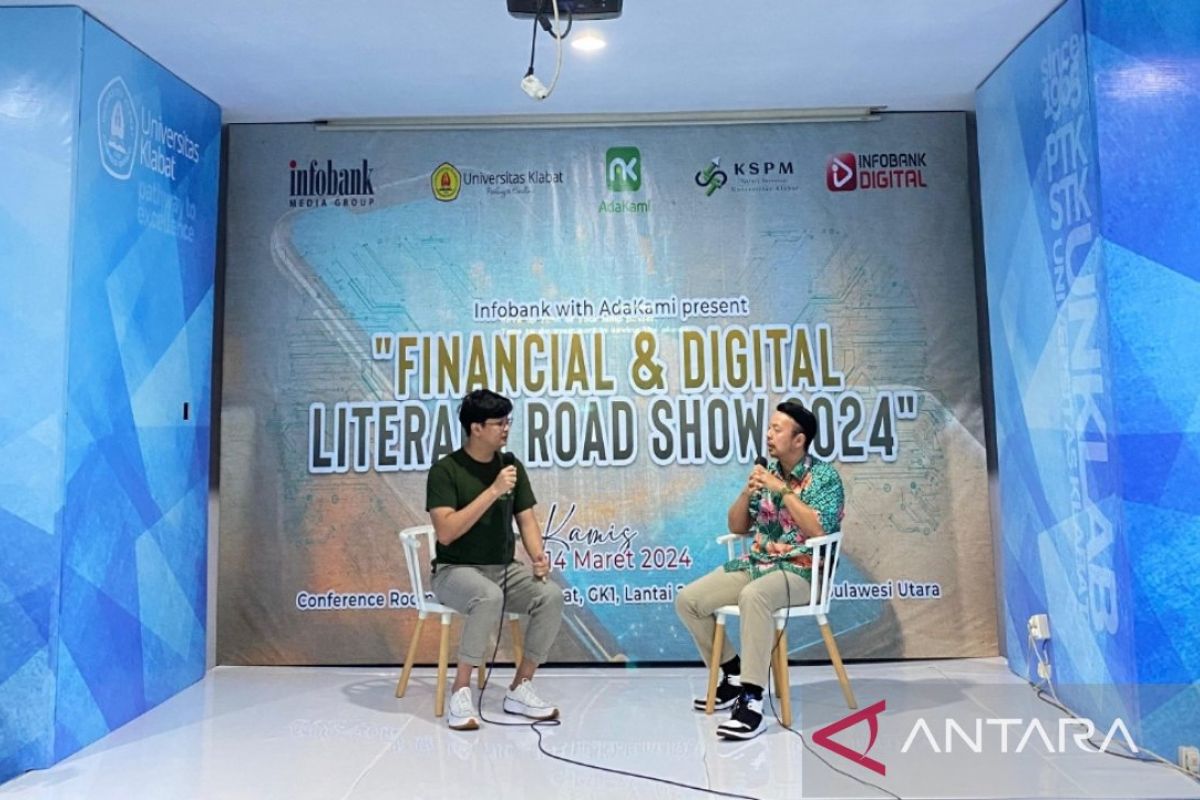 Infobank Digital kolaborasi Adakami tingkatkan literasi-inklusi keuangan mahasiswa Sulut