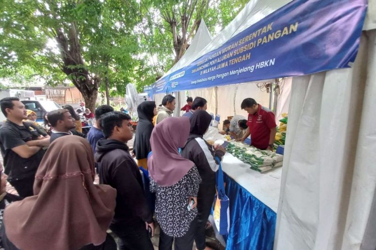 TPID Jateng salurkan 33 ton beras serentak