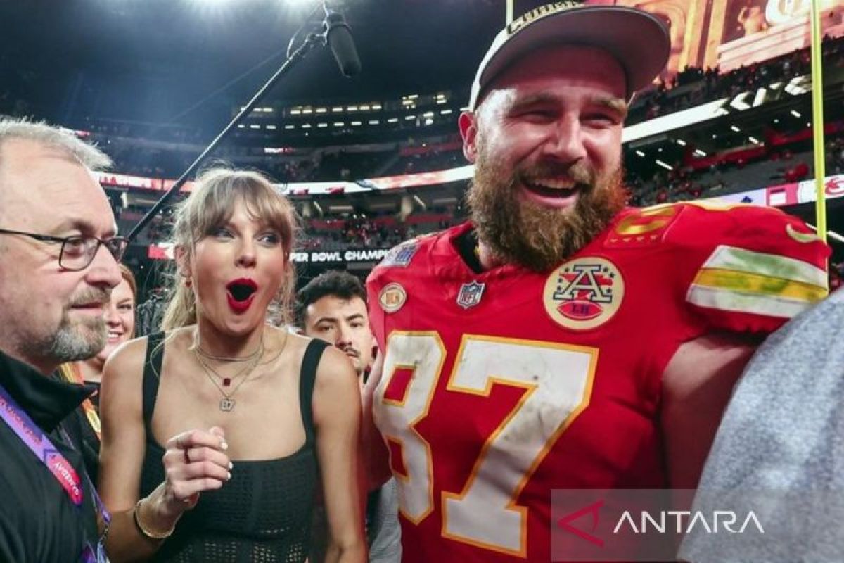 Taylor Swift dan Travis Kelce nikmati libur sebelum albumnya dirilis