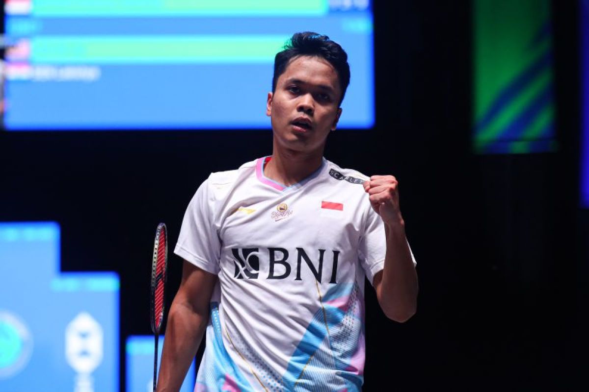 Anthony Ginting ke semifinal All England usai bekuk Viktor Axelsen